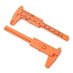 プラスチックノギス  レッドオレンジ  10.5x4.4x0.5cm&nbsp;TOOL-YW0001-20-2