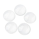 クリアガラスカボション  フラットラウンド  半円  45x8mm&nbsp;GGLA-R026-45mm-4