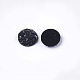 樹脂カボション  半円  ブラック  12x3~3.5mm&nbsp;X-CRES-T012-01J-3