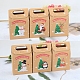 24Pcs 6 Style Rectangle Paper Bakery Bakery Boxes with Handle&nbsp;BAKE-PW0007-139-1