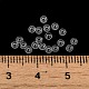 シリコンガスケット  リング  透明  2.5x0.7mm  穴：0.7mm  100個/セット&nbsp;KK-K381-05B-4