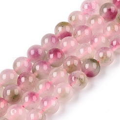Dyed Natural White Jade Beads Strands&nbsp;G-T138-8mm-210-38
