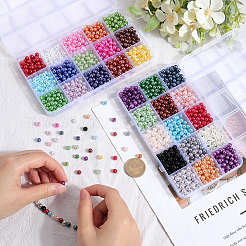 1800Pcs 30 Colors Imitation Pearl Acrylic Beads&nbsp;OACR-SP0001-17