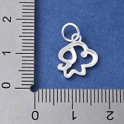 925 Sterling Silver Chinese Zodiac Outline Charms&nbsp;STER-P066-02S-11
