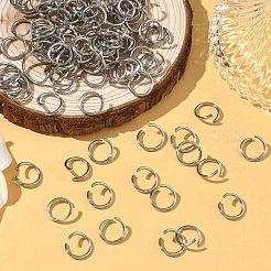 Tarnish Resistant 304 Stainless Steel Open Jump Rings&nbsp;STAS-E066-08-10mm