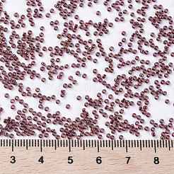 MIYUKIラウンドロカイユビーズ  日本製シードビーズ  （rr3738)派手な裏地付きブランデー  15/0  1.5mm  穴：0.7mm  約250000個/ポンド&nbsp;SEED-G009-RR3738