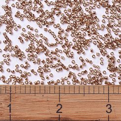 MIYUKIデリカビーズ  シリンダー  日本製シードビーズ  11/0  （db1836)デュラコート亜鉛メッキマスカット  1.3x1.6mm  穴：0.8mm  約20000個/袋  100 G /袋&nbsp;SEED-J020-DB1836