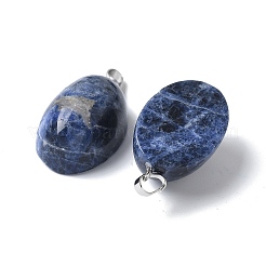 Natural Sodalite Pendants&nbsp;G-A259-03P-02