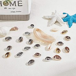 Electroplated Shell Beads&nbsp;BSHE-GA0001-01