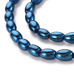 Electroplate Opaque Glass Beads Strands&nbsp;EGLA-T020-11-C07