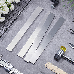 陽極酸化アルミニウム合金ブランクシート  長方形  生（メッキなし）  25x2.5x0.6cm&nbsp;DIY-WH0888-186A
