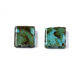 2-Hole Opaque Glass Seed Beads&nbsp;SEED-N004-001-A03