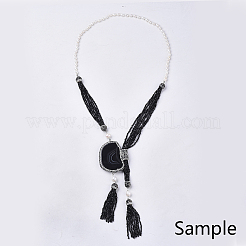 Dyed Natural Druzy Quartz Chandelier Components Links&nbsp;RB-Q215-008F