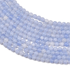 Dyed Synthetic Blue Lace Agate Beads Strands&nbsp;GG-CBA0389-A02-2mm