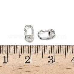 304 Stainless Steel Push Gate Snap Keychain Clasp Findings&nbsp;STAS-L022-566P