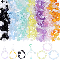 210G 7 Colors Transparent & Opaque Acrylic Beads&nbsp;TACR-PA0001-29