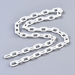 Handmade Opaque Acrylic Paperclip Chains&nbsp;KY-S166-002K