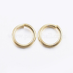 304 Stainless Steel Open Jump Rings&nbsp;STAS-L187-10x1mm-G
