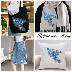 Polyester Embroidery Lace Sewing Ornaments&nbsp;DIY-WH20031-079D