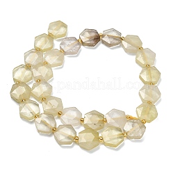 Natural Lemon Quartz(Heated) Beads Strands&nbsp;G-L660-A05-01