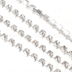 Brass Rhinestone Strass Chains&nbsp;CHC-T002-SS18-01S