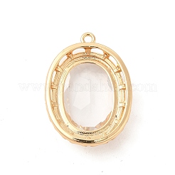 Brass with K9 Glass Pendants&nbsp;KK-B071-11G