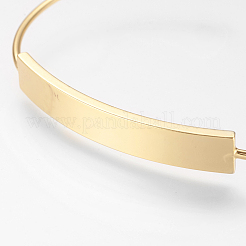 Brass Cuff Bangle&nbsp;X-BJEW-P168-F03
