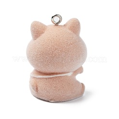 Flocky Opaque Resin Pendants&nbsp;RESI-G105-05C