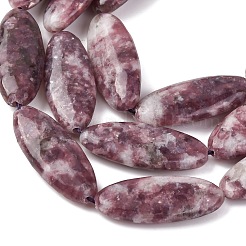 Natural Lepidolite/Purple Mica Stone Beads Strands&nbsp;G-F808-A01-01A