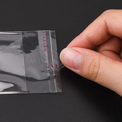 セロハンのOPP袋  長方形  透明  10x5cm  片側の厚さ：0.0035cm  インナー対策：5.5x5のCM&nbsp;OPC-R010-10x5cm