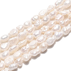 Natural Cultured Freshwater Pearl Beads Strands&nbsp;PEAR-N014-03H-01