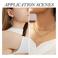 24Pcs 6 Styles Alloy Open Back Bezel Pendants&nbsp;FIND-TA0010-74