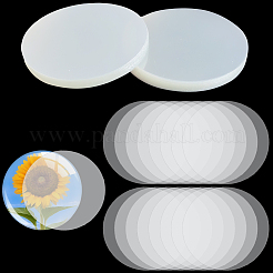 300Pcs Transparent PET Badge Protective Film&nbsp;AJEW-CP0010-04B