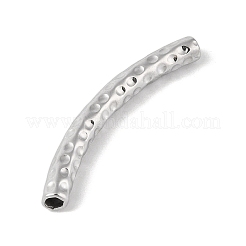 304ステンレス鋼湾曲チューブビーズ  ステンレス鋼色  36.5x4mm  穴：2.5mm&nbsp;LS-STAS-M071-03A-P