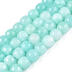 Dyed Natural White Jade Beads Strands&nbsp;G-T138-S09