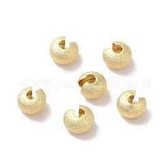 Brass Crimp Beads Covers&nbsp;FIND-Z039-07C-G