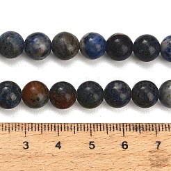 Natural Dumortierite Beads Strands&nbsp;G-F826-A01-8mm