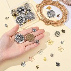 60Pcs 20 Styles Tibetan Style Alloy Pendants&nbsp;FIND-FS0005-06