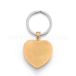304 Stainless Steel Keychain&nbsp;KEYC-F021-01GP
