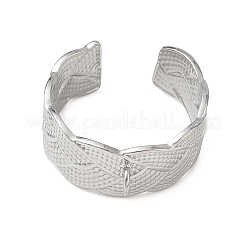 Textured 304 Stainless Steel Finger Rings Components&nbsp;SA-CBA45D5-19P