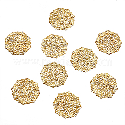 アイアンフィリグリー会員リンク  フラットラウンド  ゴールドカラー  35.5x0.7mm  穴：1.4mm&nbsp;IFIN-TAC001-01G