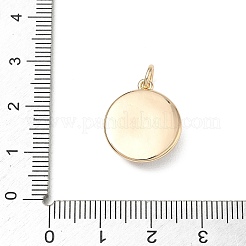 Spray Painted Brass Pendants&nbsp;KK-CBAEB58-09G