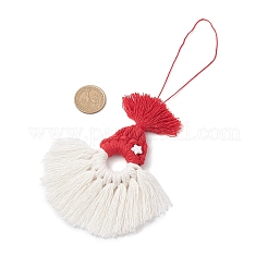 Handmade Cotton Threads Pendant Decoration&nbsp;HJEW-JM04283
