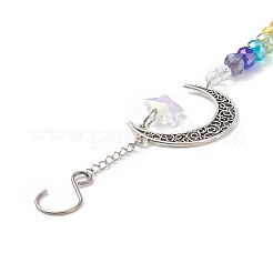 Alloy Moon Pendant Decorations&nbsp;HJEW-JM00790
