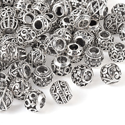 66pcs 11 style Tibetan Style Alloy European Beads&nbsp;FIND-TA0001-98