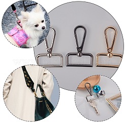 Zinc Alloy Swivel Clasps&nbsp;PALLOY-PH0012-65