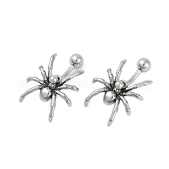 Spider 316 Surgical Stainless Steel Dangle Belly Button Rings&nbsp;EJEW-G416-09AS