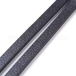 マイクロファイバーpuレザーコード  フラット  ミックスカラー  7.5x3mm  約1.09ヤード（1m）/連&nbsp;WL-F010-01-7.5mm