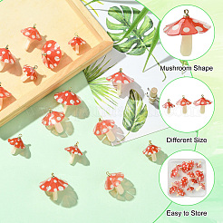 15Pcs 3 Styles Plastic Pendants&nbsp;KY-CJ0002-13