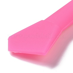 シリコーン攪拌棒  再利用可能なレジンクラフトツール  濃いピンク  109x31.5x12.5mm&nbsp;TOOL-D030-03A